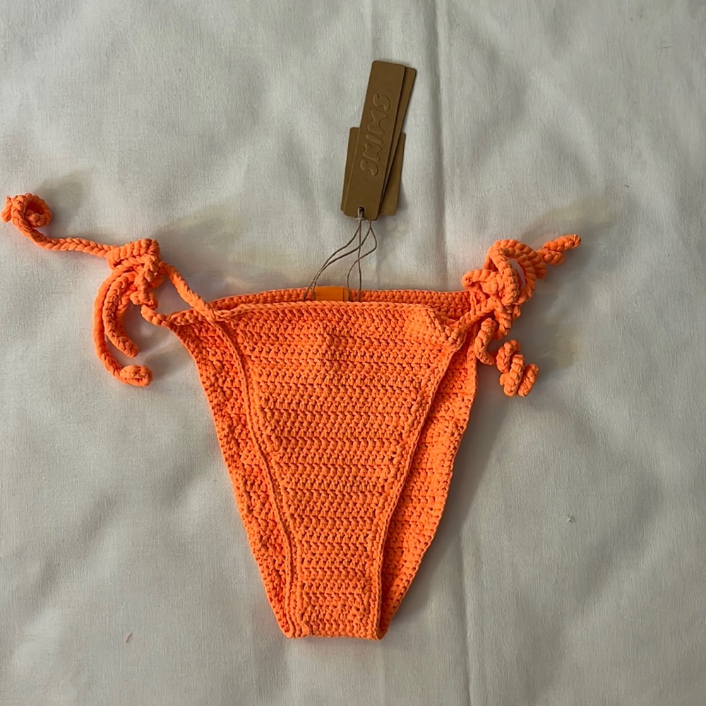 SKIMS CROCHET SWIM TIE BIKINI BOTTOM